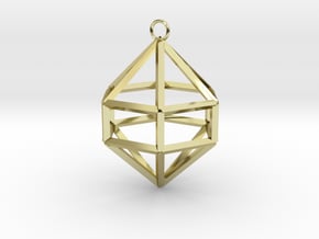 Gem Ornament in 18K Gold Plated