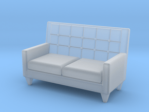 1:48 Sixties Loveseat in Smooth Fine Detail Plastic