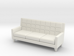 1:48 Sixites Sofa in White Natural Versatile Plastic