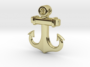Anchor Pendant (CustomMaker) in 18K Gold Plated