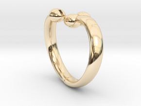 The D Ring - Sz.5 in 14K Yellow Gold