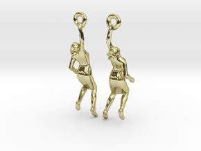 Earrings 'Golden lady' in 18K Gold Plated