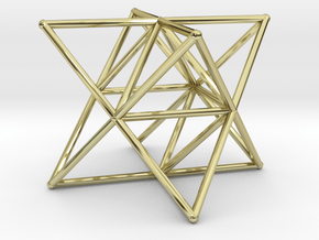 Rod Merkaba Supports 2cm in 18K Gold Plated