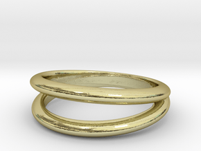 Split Band ring in 18K Gold Plated
