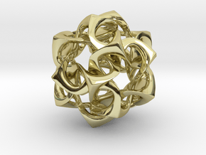 Icosahedron I, medium in 18K Gold Plated