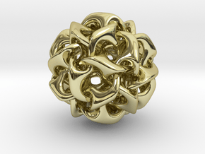 Dodecahedron IV, medium in 18K Gold Plated