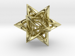 Dodecahedron IX, medium in 18K Gold Plated