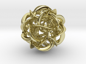 Dodecahedron VIII, medium in 18K Gold Plated