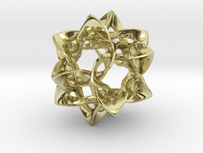 Icosahedron II, medium in 18K Gold Plated