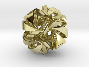 Icosahedron VII, medium in 18K Gold Plated