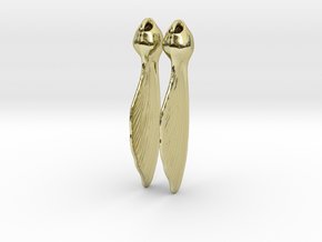 Whirlygig Seed pods in 18K Gold Plated