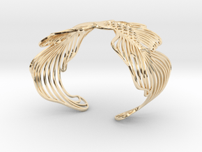 Pisces all sizes in 14k Gold Plated Brass: Small