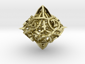 Thorn d10 Ornament in 18K Gold Plated
