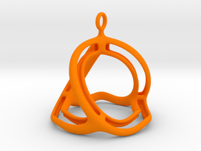 Spherohedron in Orange Processed Versatile Plastic