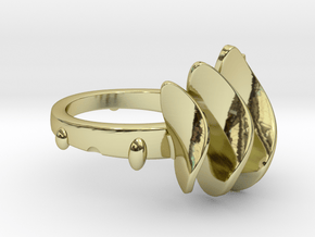 Duo-ring-enkel vanaf: in 18k Gold Plated Brass: 6.5 / 52.75