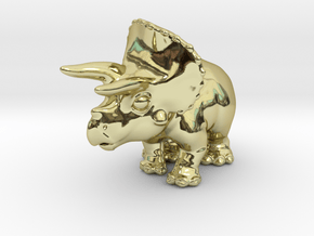 Triceratops Chubbie Krentz in 18K Gold Plated