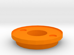IGOR Dual Circle Barrel Tip With Lip in Orange Processed Versatile Plastic