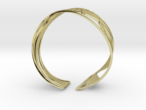 Triangulation Bracelet in 18K Gold Plated