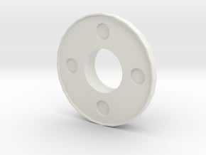 IGOR Quad Circles Barrel Tip With Lip in White Natural Versatile Plastic