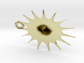 Sun pendant in 18K Gold Plated