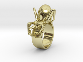 Black Widow Ring - 18 mm in 18K Gold Plated