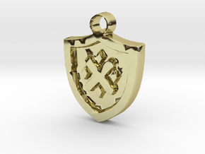 Frollo Coat of Arms pendant in 18K Gold Plated