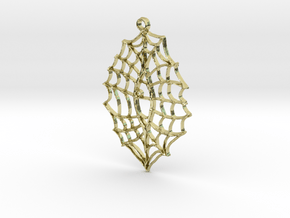 :Vision Web: Pendant in 18K Gold Plated