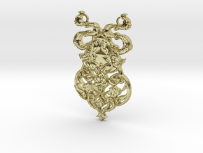 Ornamental Pendant in 18K Gold Plated