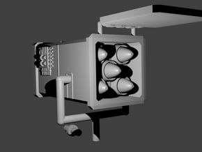 Missile Pod (with options) for your Transformers F in White Natural Versatile Plastic