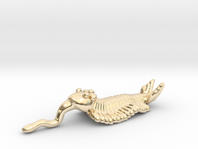 Opabinia - Big in 14k Gold Plated Brass