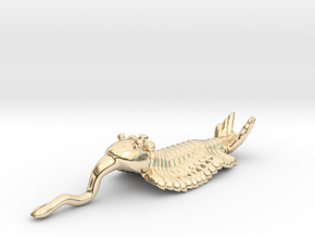 Opabinia - Small in 14k Gold Plated Brass