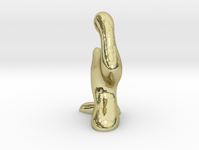 Sculpture-flat-thirdsize in 18K Gold Plated