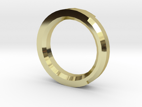 Plain Ring in 18K Gold Plated