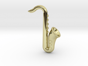 Saxophone in 18K Gold Plated