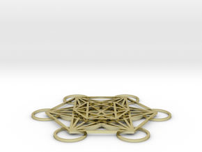 Metatrons Cube in 3 Layers in 18K Gold Plated