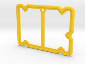 Badge Holder (Film Wizardry) in Yellow Processed Versatile Plastic