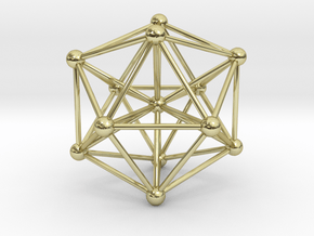 Great Dodecahedron in 18K Gold Plated