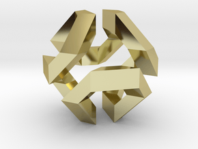 Hamilton Cycle on Truncated Octahedron in 18K Gold Plated