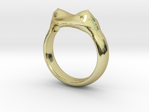 heart ring "Polena" in 18K Gold Plated