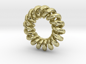 Organic Spiral in 18K Gold Plated