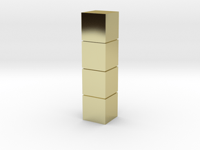 Tower of Pimps (Brass/Gold) in 18K Gold Plated