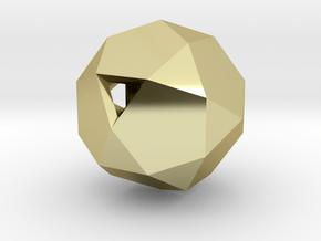 Icosidodecahedron in 18K Gold Plated