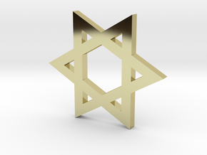 Star of David in 18K Gold Plated