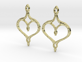 :Perfect Valentine: Earrings in 18K Gold Plated