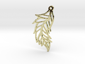 :Featherflight: Pendant in 18K Gold Plated