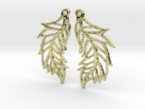 :Featherflight: Earrings in 18K Gold Plated