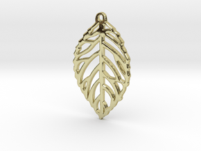 Leaf Pendant / Earring in 18K Gold Plated