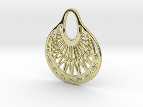 Ornamental Pendant / Earring in 18K Gold Plated