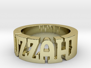 BlakOpal Huzzah Ring - Size 10.75 in 18K Gold Plated
