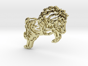 Horse Jumping in 18K Gold Plated